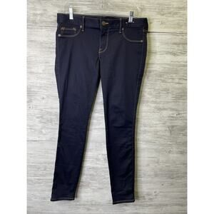 Express‎ Legging Pants Womens 8R Blue Low Rise Stretch Skinny Jeans Jeggings
